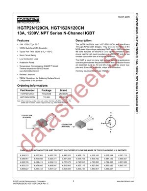 HGT1S2N120CN datasheet  